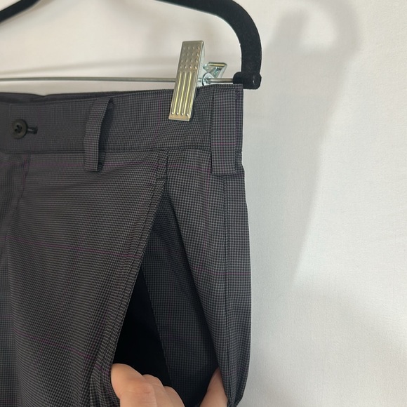 Nike Grey Gingham Plaid Dri-Fit 30 x 30 Mens Golf Pants - Picture 4 of 11